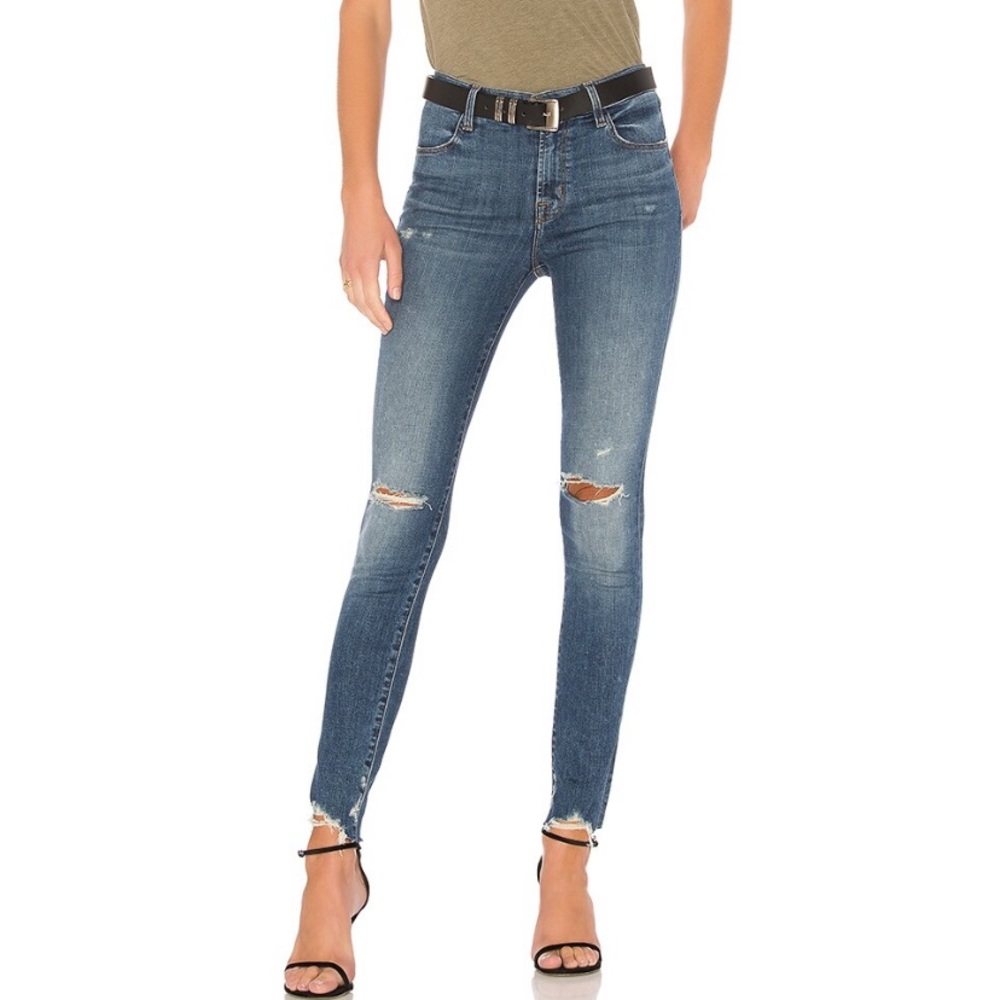 J Brand Maria High Rise Skinny Jeans, size 25
